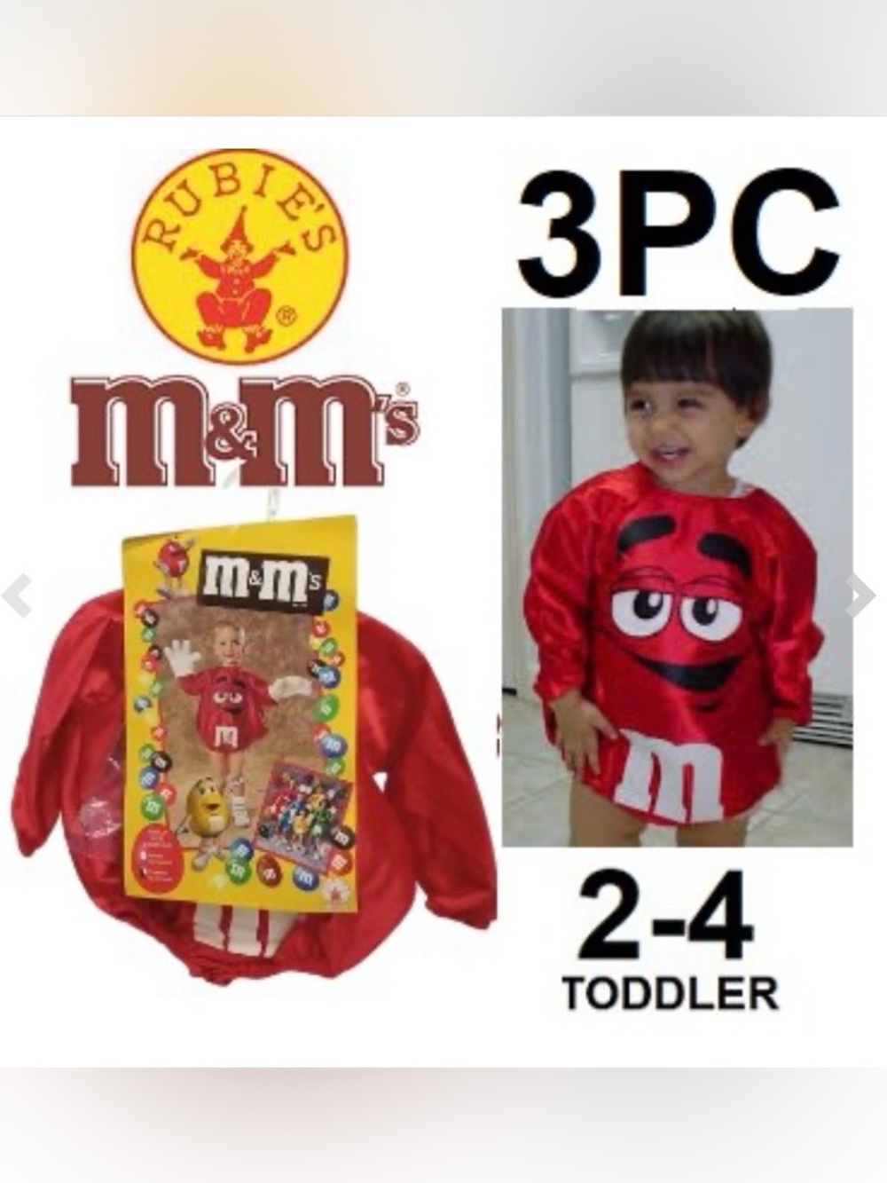 TODDLER'S M&M'S HALLOWEEN COSTUME